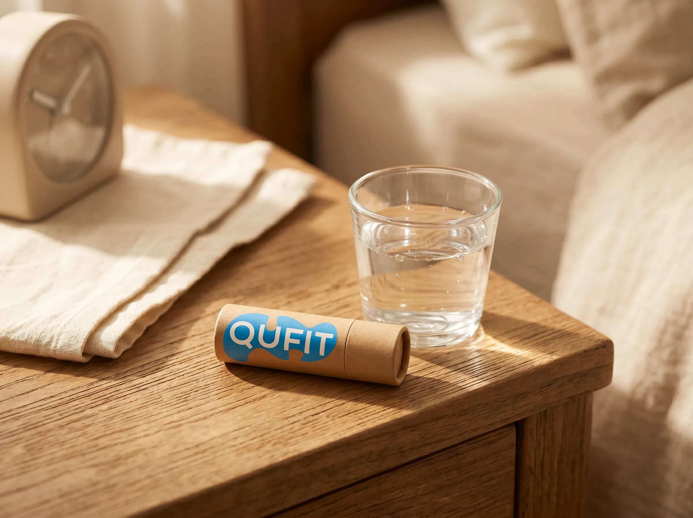 Qufit Stick on bedside table